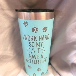 New custom laser engraved tumbler